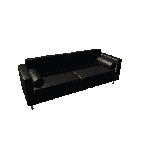 Black Leather Couch